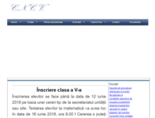 Tablet Screenshot of cncv.ro